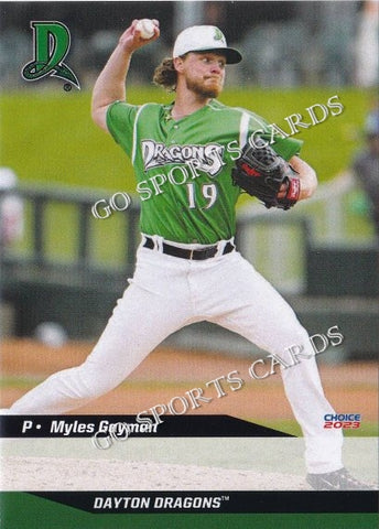 2023 Dayton Dragons Myles Gayman