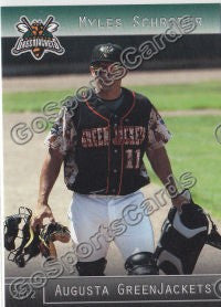 2012 Augusta GreenJackets Myles Schroder