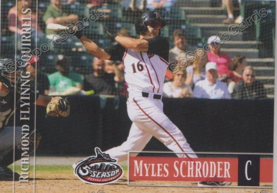 2014 Richmond Flying Squirrels Myles Schroder