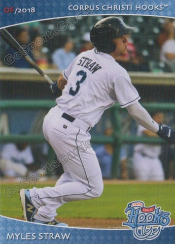 2018 Corpus Christi Hooks Myles Straw