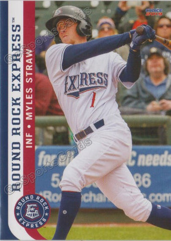 2019 Round Rock Express Myles Straw