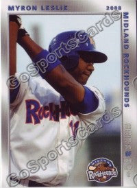 2008 Midland RockHounds Myron Leslie