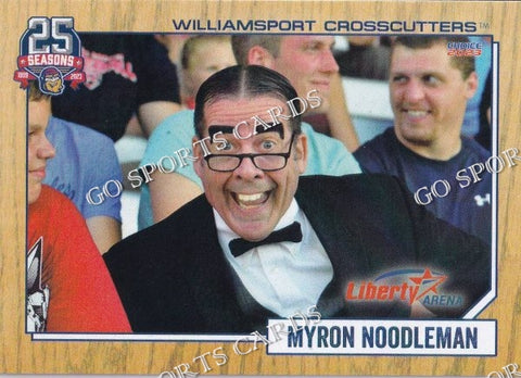 2023 Williamsport Crosscutters 25th Anniversary Myron Noodleman