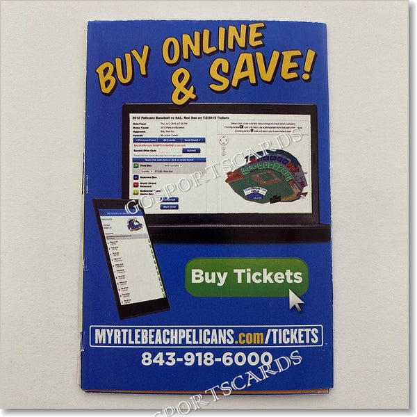 2016 Myrtle Beach Pelicans Pocket Schedule