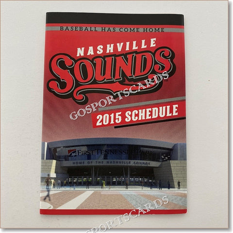 2015 Nashville Sounds Pocket Schedule