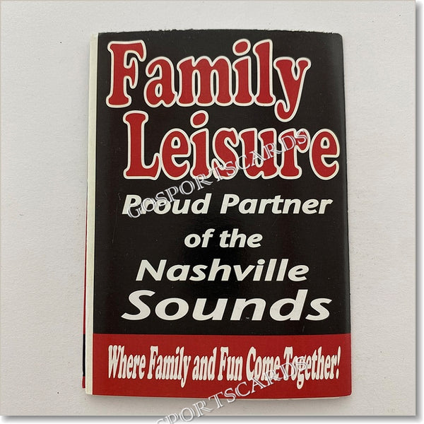 2019 Nashville Sounds Pocket Schedule