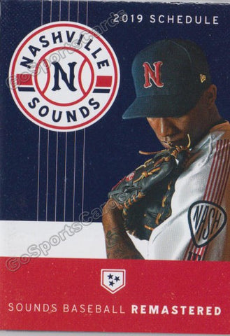 2019 Nashville Sounds Pocket Schedule