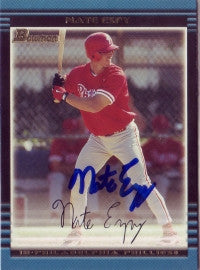 Nate Espy 2002 Bowman #291 (Autograph)