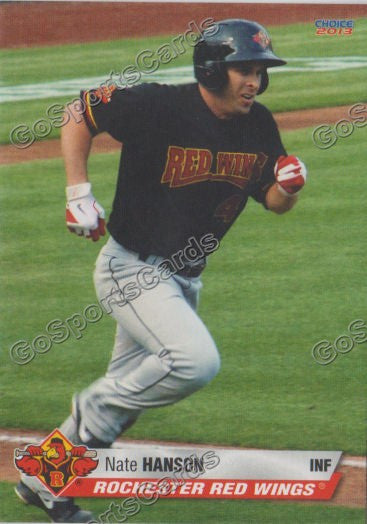 2014 Rochester Red Wings Nate Hanson – Go Sports Cards