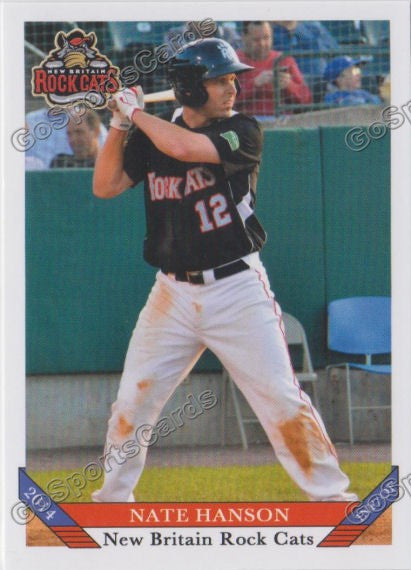 2014 New Britain Rock Cats Nate Hanson