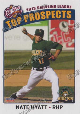 2013 Carolina League Top Prospect Nate Hyatt