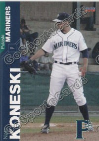 2012 Pulaski Mariners Nate Koneski