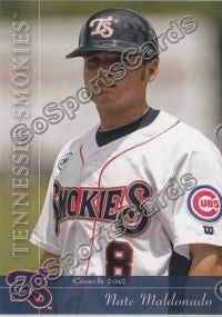 2012 Tennessee Smokies Nate Maldonado