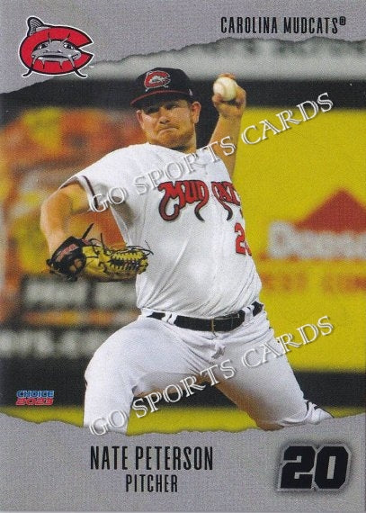 2023 Carolina Mudcats Nate Peterson – Go Sports Cards