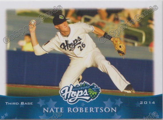 2014 Hillsboro Hops Nate Robertson