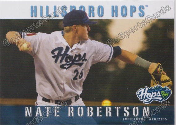 2015 Hillsboro Hops Nate Robertson