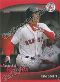 2012 Pawtucket Red Sox Nate Spears