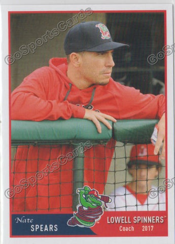 2017 Lowell Spinners Nate Spears