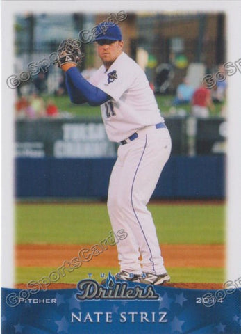 2014 Tulsa Drillers Nate Striz