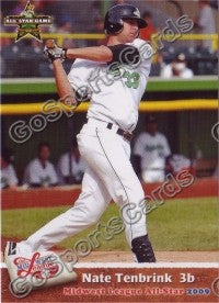 2009 MidWest League All Star Western Division Nate Tenbrink