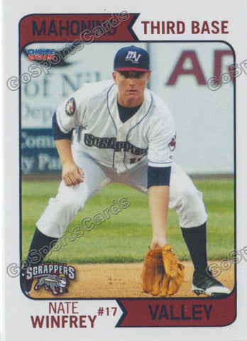 2015 Mahoning Valley Scrappers Nathan Nate Winfrey