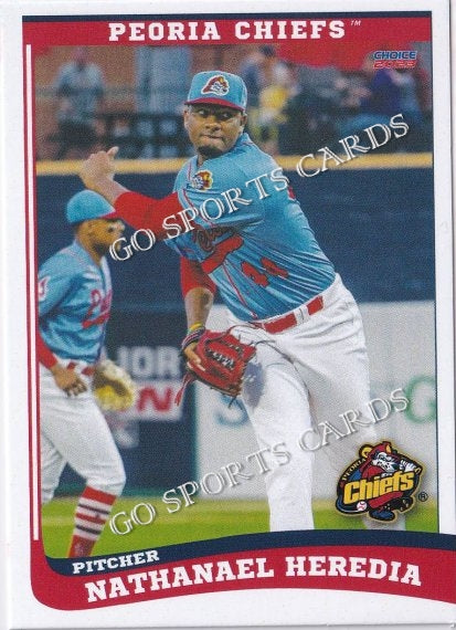 2023 Peoria Chiefs Nathanael Heredia – Go Sports Cards