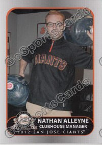 2012 San Jose Giants Nathan Alleyne