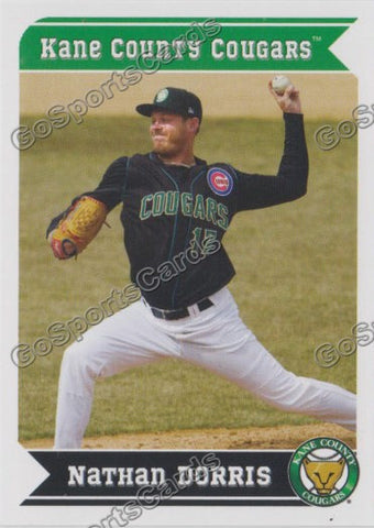 2013 Kane County Cougars Nathan Dorris