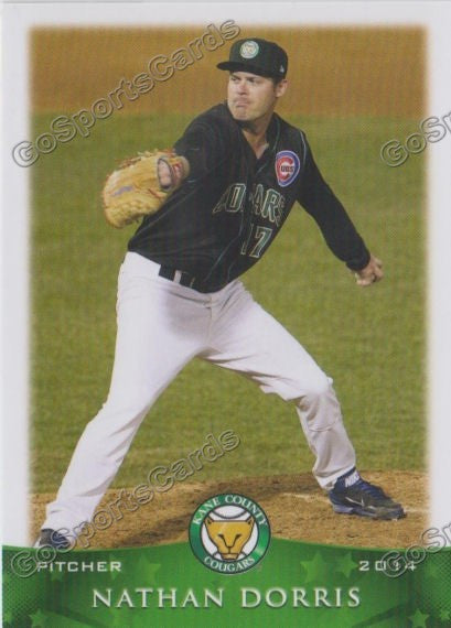2014 Kane County Cougars Nathan Dorris
