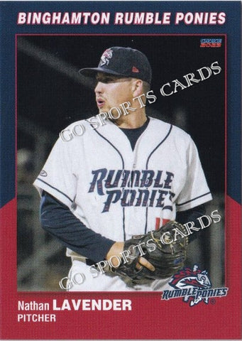2023 Binghamton Rumble Ponies Nate Nathan Lavender