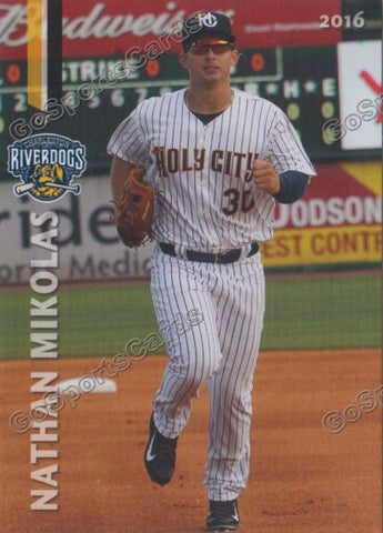 2016 Charleston RiverDogs Nathan Mikolas