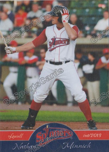 2013 Lowell Spinners Nathan Minnich