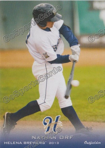 2013 Helena Brewers Nathan Orf