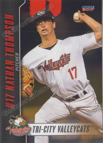 2017 Tri City ValleyCats Nathan Thompson