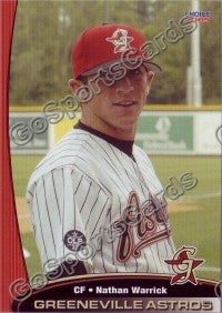 2005 Greeneville Astros Nathan Warrick
