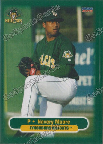 2013 Lynchburg Hillcats Navery Moore