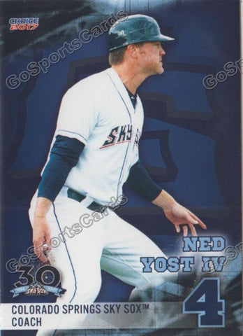 2017 Colorado Springs Sky Sox Ned Yost IV