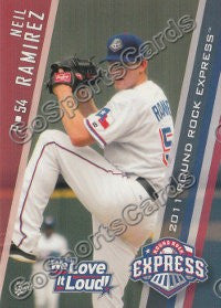 2011 Round Rock Express Neil Ramirez