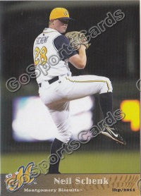 2011 Montgomery Biscuits Neil Schenk