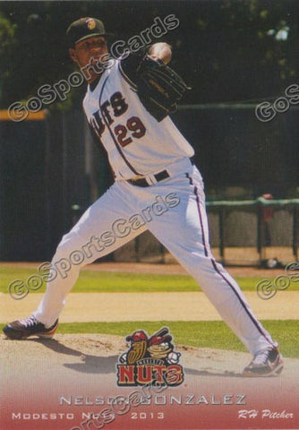 2013 Modesto Nuts Nelson Gonzalez