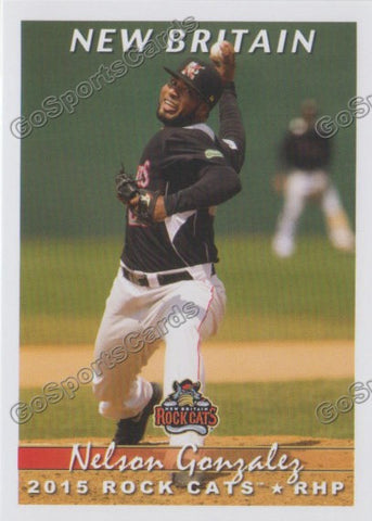 2015 New Britain Rock Cats Nelson Gonzalez