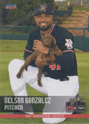 2017 Albuquerque Isotopes Nelson Gonzalez