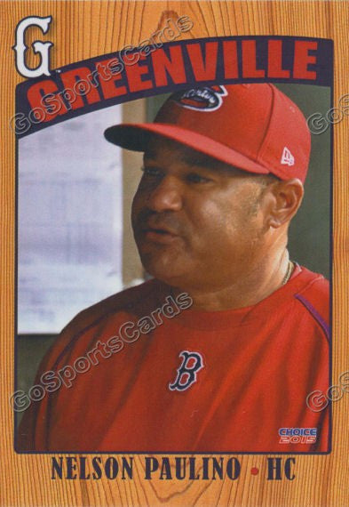 2017 Greenville Drive 2015 ReIssue Nelson Paulino