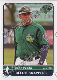 2012 Beloit Snappers Nelson Prada
