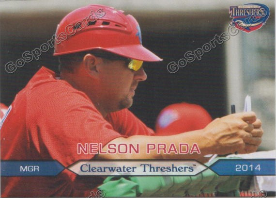 2014 Clearwater Threshers Nelson Prada