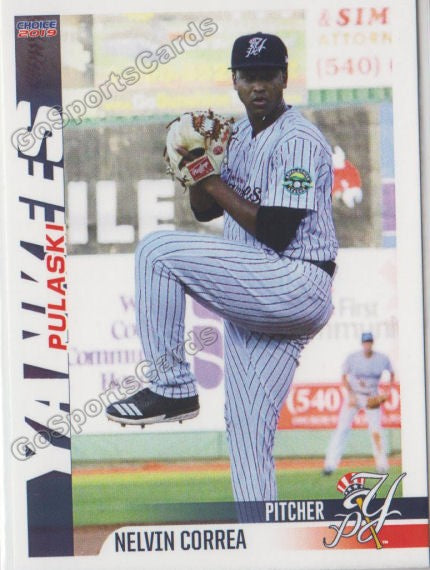 2019 Pulaski Yankees Nelvin Correa