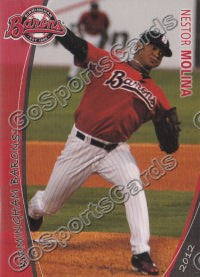 2012 Birmingham Barons Nestor Molina