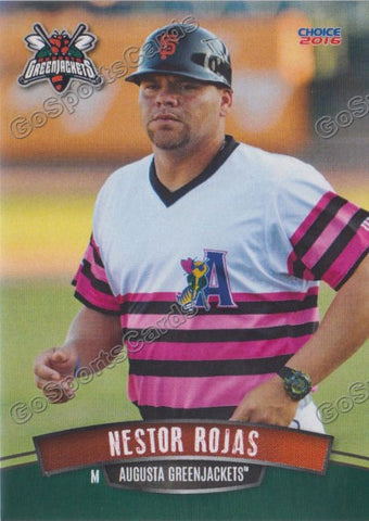 2016 Augusta Greenjackets Nestor Rojas