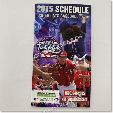 2015 New Hampshire Fisher Cats Pocket Schedule