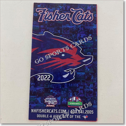 2022 New Hampshire Fishercats Pocket Schedule 